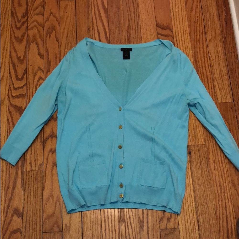 Ann Taylor blue cardigan